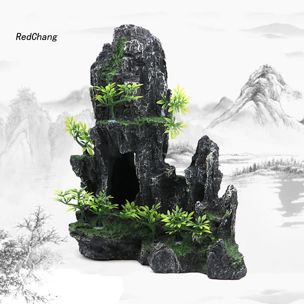 Hòn Non Bộ Bằng Nhựa Resin Trang Trí Bể Cá
