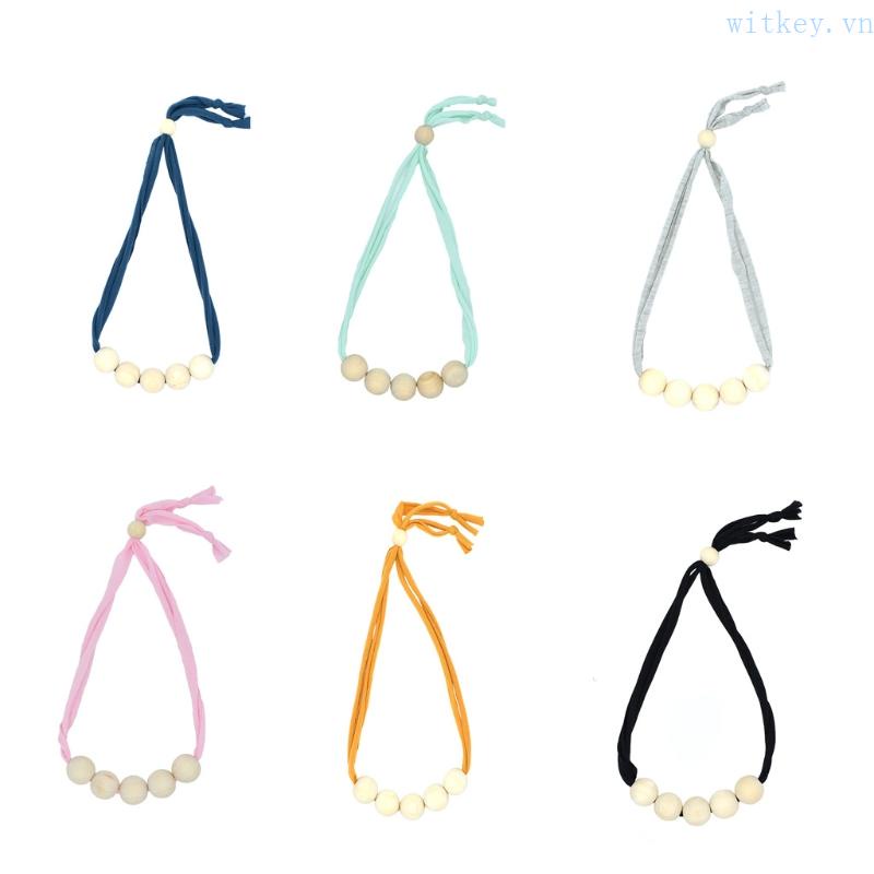 Đồ Chơi Vòng cổ Mặt Gỗ Tự Nhiên Cho Mẹ Và Bé Sơ Sinh Mọc Răng