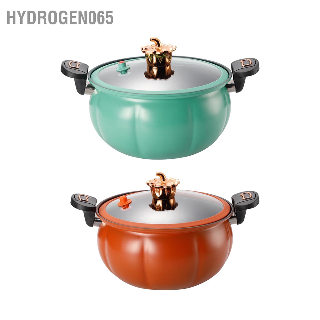 Hydrogen065 Nồi Áp Suất Micro Bí Ngô Chống Dính Đa Năng Canh Bếp Gas Dụng Cụ Nhà Có Nắp Kính