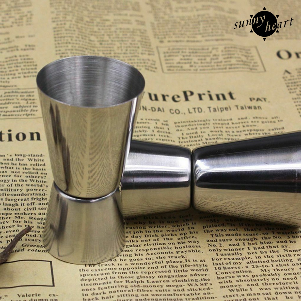 Cốc Đong 15 / 30ml Bằng Thép Không Gỉ Dùng Pha Chế Cocktail