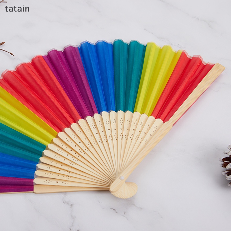 Quạt Giấy Cầm Tay Bằng Tre Phong Cách Trung Hoa