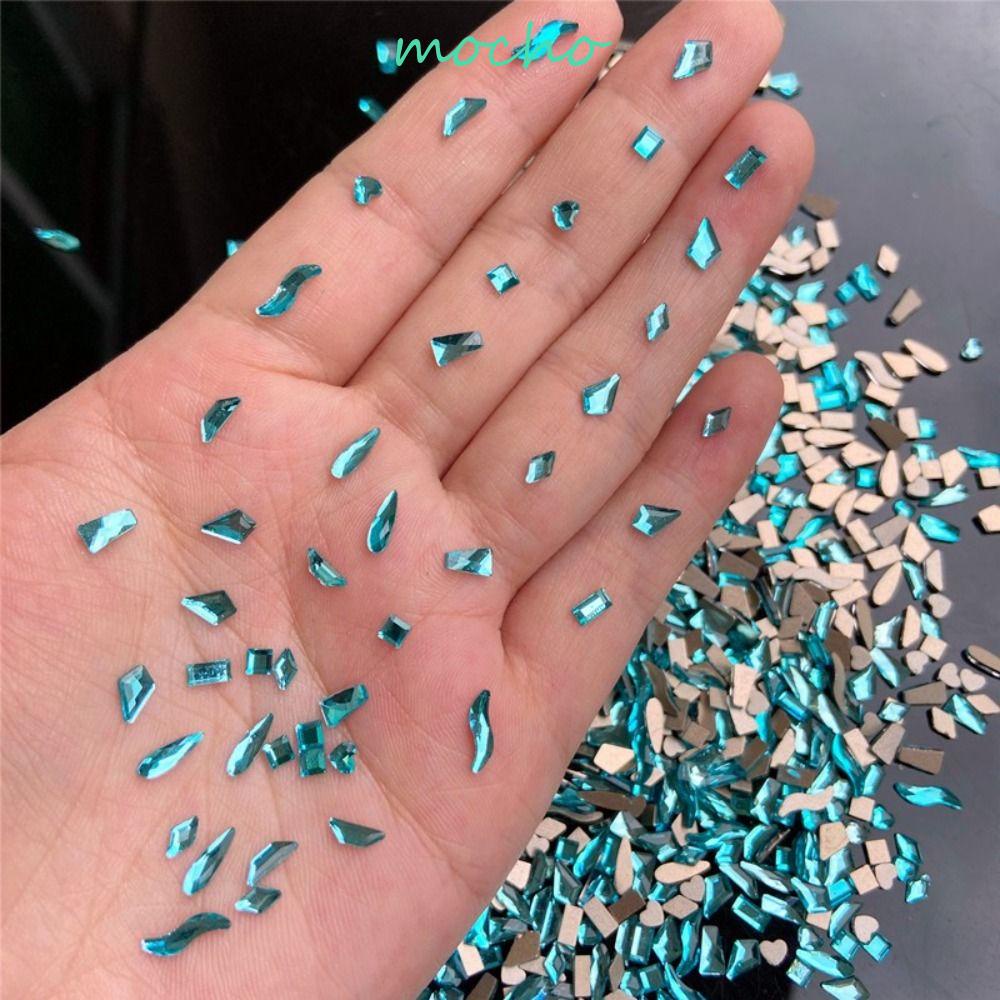 Mocho Trang Sức Móng Tay Mặt Phẳng Kiểu Hàn Quốc|Vật Liệu Trang Trí Móng Tay DIY Chuyên Dụng