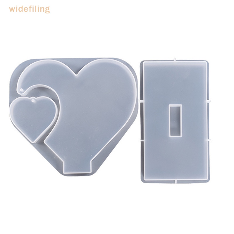 Khuôn Silicone Làm Mặt Dây Chuyền Thủ Công Hình Bán Nguyệt