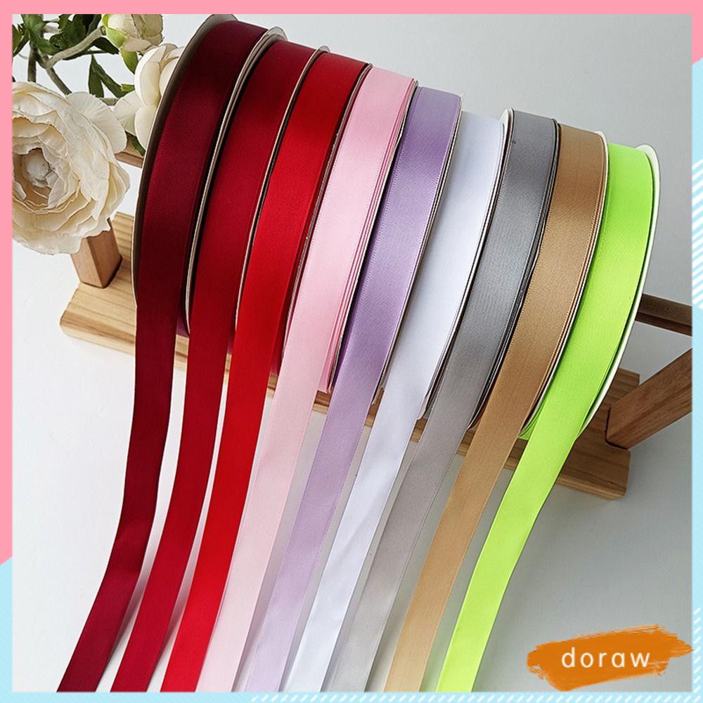Cuộn Dây Ruy Băng Satin Hai Mặt Chuyên Dụng Cho Gói Quà