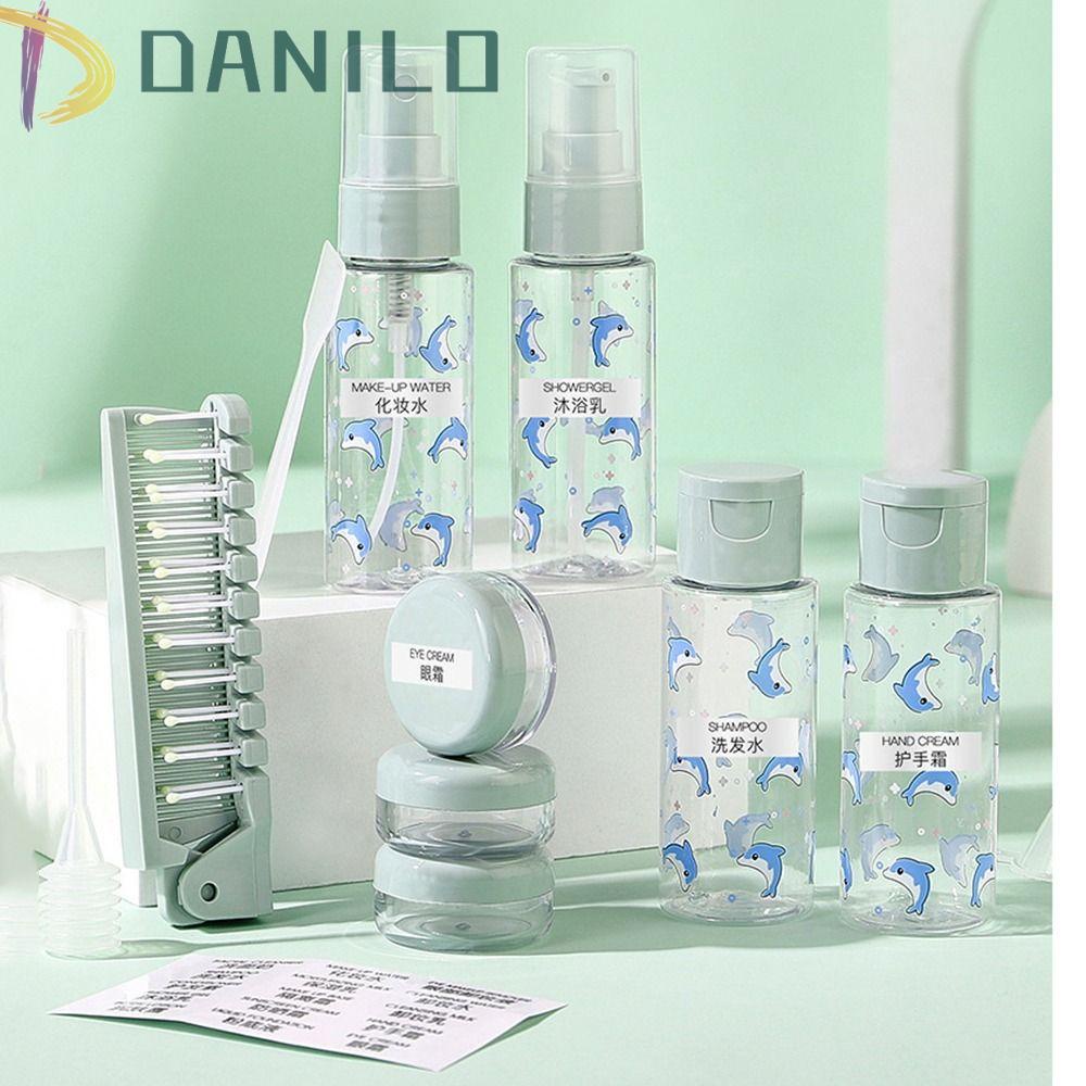 Bộ Chai Nhựa Rỗng Đựng Mỹ Phẩm Họa Tiết Hoạt Hình