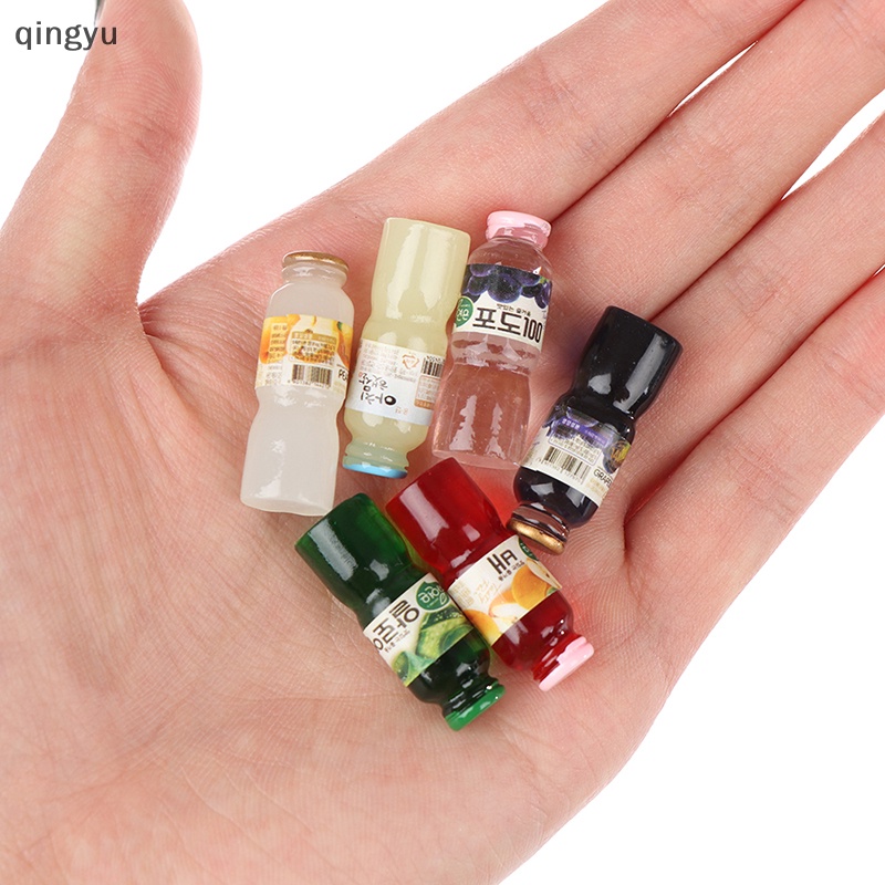 Set 5 Chai Nước Mini Tỉ Lệ 1: 12 Trang Trí Nhà Búp Bê