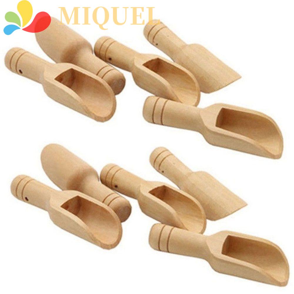 Set 5 / 10 Muỗng Gỗ Múc Gia Vị Tiện Lợi Cho Nhà Bếp