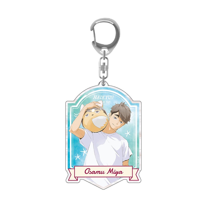 Aasleaty Anime Haikyuu!! Móc Chìa Khóa Bằng Acrylic Thời Trang