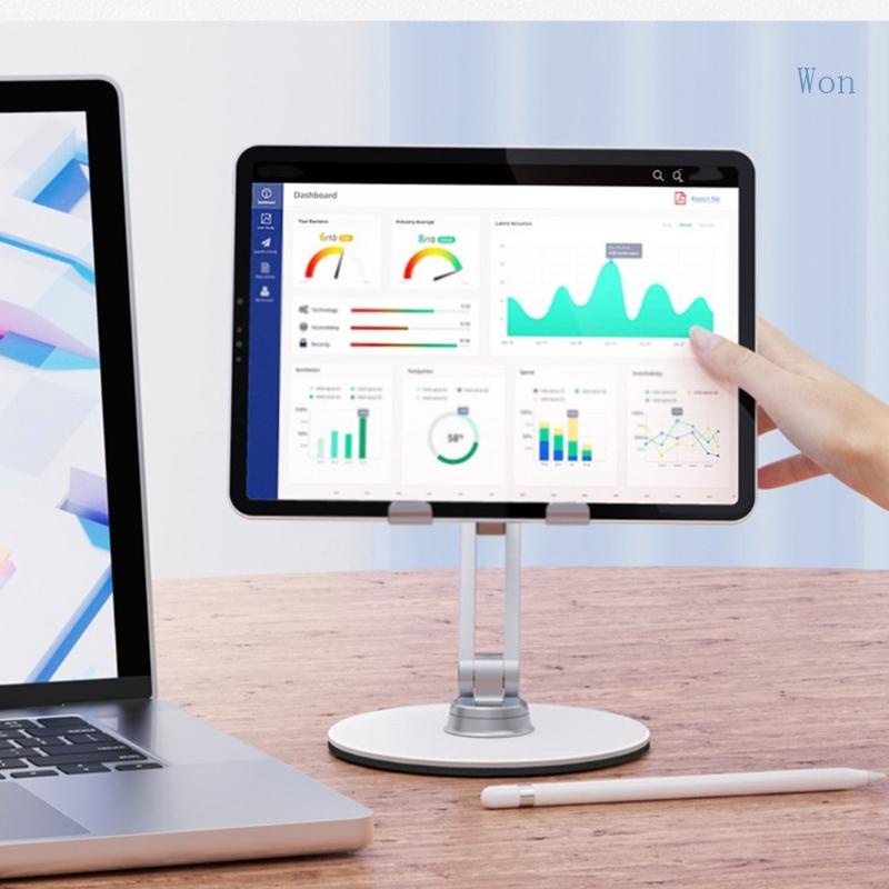 Giá Đỡ Máy Tính Bảng Để Bàn Thiết Kế Gấp Đôi Điều Chỉnh Được Tiện Lợi