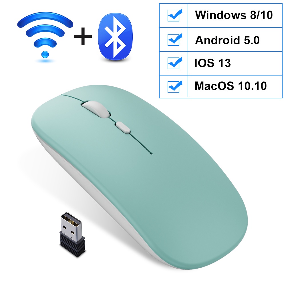 Chuột Bluetooth Không Dây Sạc Pin luyoo27 Cho APPle MacBook Air Pro Retina 11 12 13 15 16 mac