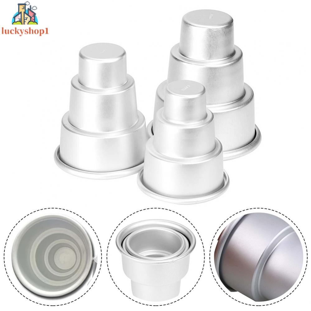 Khuôn Làm Bánh Muffin Tại Nhà Bằng Hợp Kim Nhôm Kích Thước 8.3 * 3.3 * 9cm 6.3 * 2.4 * 7.5cm