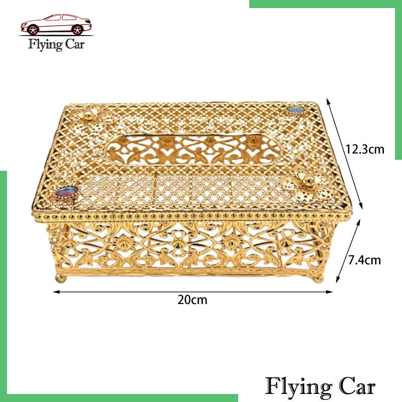 Hộp Đựng Khăn Giấy Hình Chữ Nhật Có Vỏ Bọc Tiện Dụng Cho Phòng Tắm / Bàn Làm Việc 2