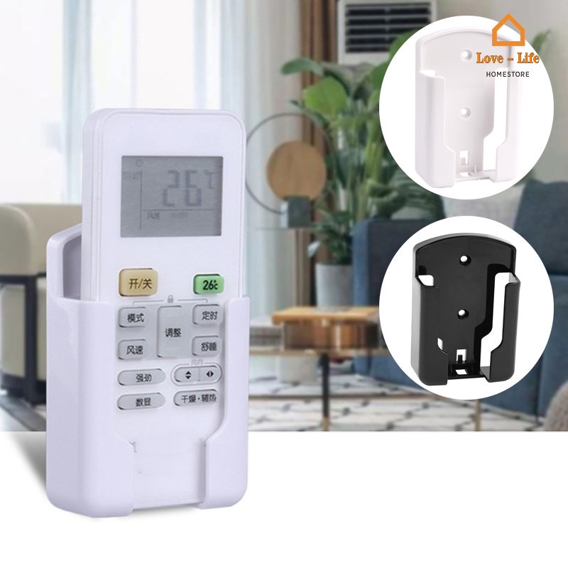 Hộp Đựng Điều Khiển TV / Cáp Sạc Điện Thoại Tự Dính Tiết Kiệm Không Gian Bằng ABS