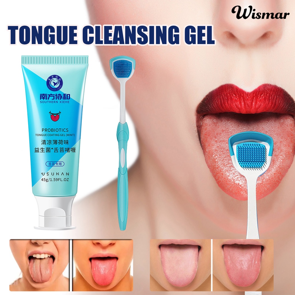 Bộ Gel Phủ Lưỡi Chăm Sóc Sức Khỏe Thoáng Khí 45g Dễ Sử Dụng