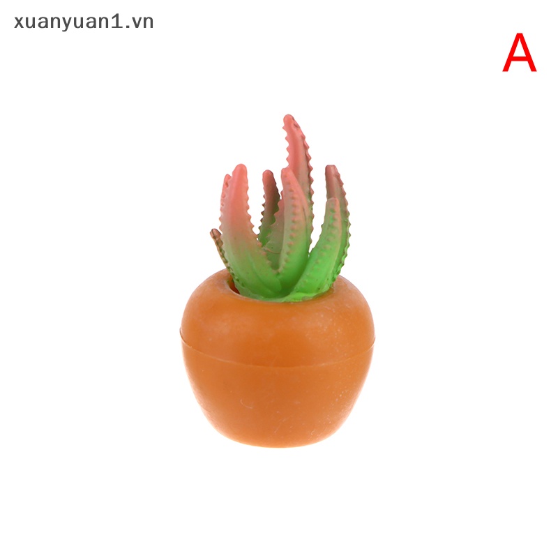 Chậu Cây Xương Rồng Mini Tỉ Lệ 1: 12 Dùng Để Trang Trí Nhà Búp Bê