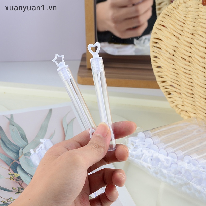 Set 10 Ống Thổi Bong Bóng Xà Phòng Hình Trái Tim