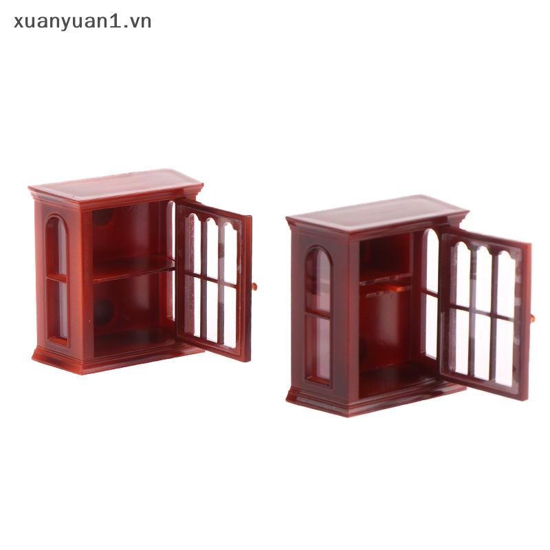 Tủ Đựng Đồ Treo Tường Trang Trí Nhà Búp Bê Tỉ Lệ 1: 12
