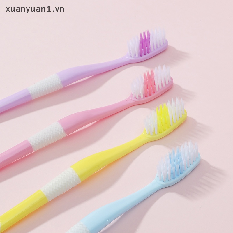 Set 8 Bàn Chải Đánh Răng Lông Mềm Cho Người Lớn
