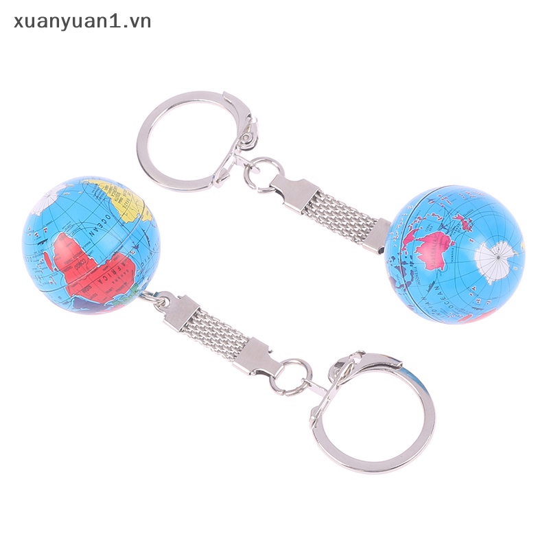 Xuan Móc Khóa Hình Quả Địa Cầu Thế Giới Trái Đất Hành Tinh Ch VN