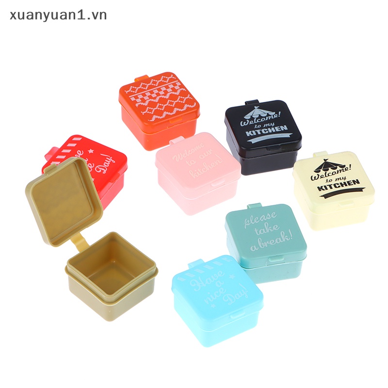 Set 8 Chai Nhựa Mini Đựng Sốt Dạng Bóp Tiện Dụng