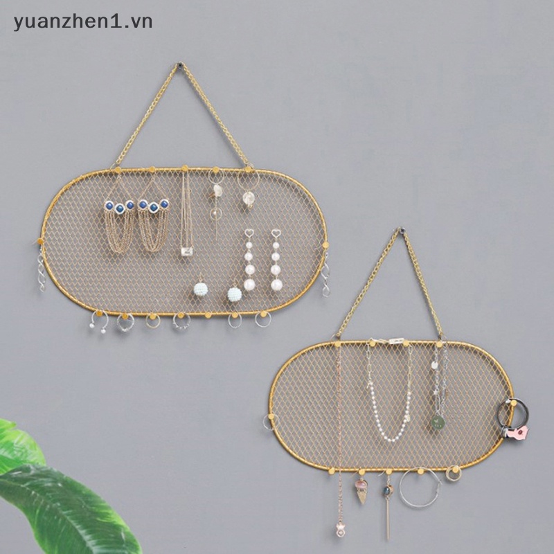 Zen Giá Sắt Nhẹ Phong Cách Bắc Âu Sang Trọng Trưng Bày Trang Sức Chìa Khóa Có Thể Đóng Vào Tường VN