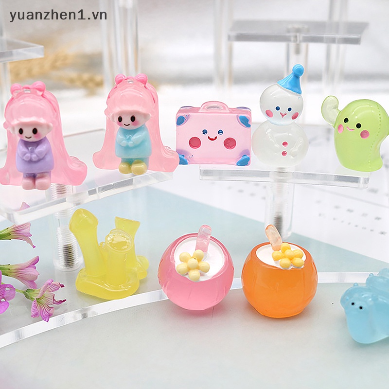 Set 2 Mặt Dây Chuyền Dạng Kem Thả 3D DIY