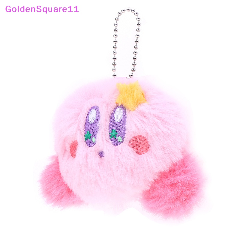 Móc Khóa Hình Búp Bê Kirby Nhồi Bông Màu Vàng Kim