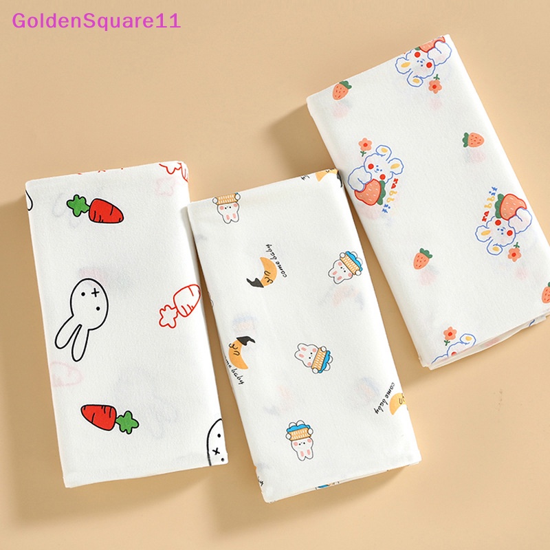 Chăn Quấn 83x83cm Bằng Cotton Nguyên Chất In Họa Tiết Dễ Thương Cho Bé Sơ Sinh