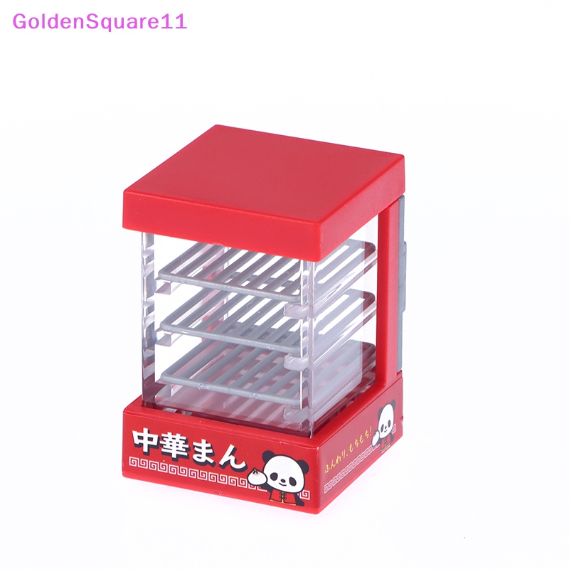 Mô Hình Hộp Hấp Bánh Bao Mini Màu Vàng Kim Dùng Được Trong Lò Vi Sóng Cho Nhà Búp Bê VN