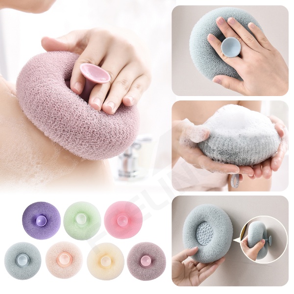FEELING🔴Bông Tắm Tẩy Tế Bào Chết,Bông Tắm MassageNhật Bản,Găng Tay Tắm Tẩy Tế Bào Chết,Bông Tắm Tạo Bọt,Bông Tắm Dạng Lưới Mềm Mại Tẩy Tế Bào Chết Mát Xa Cơ Thể Tiện Dụng