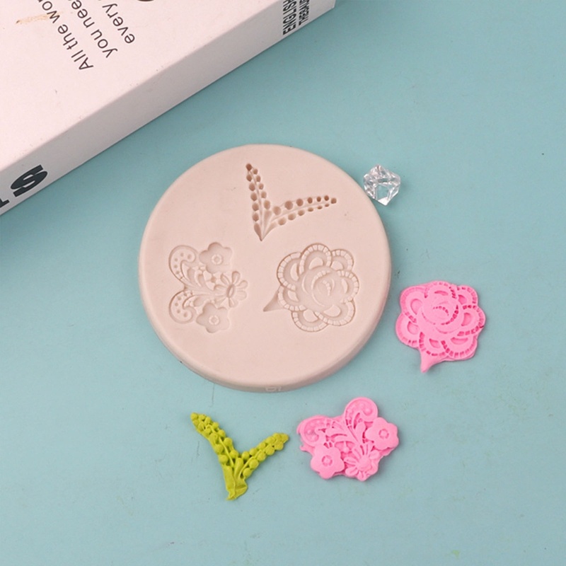 Khuôn Silicone Làm Bánh Hình Hoa Lá Xinh Xắn Cr