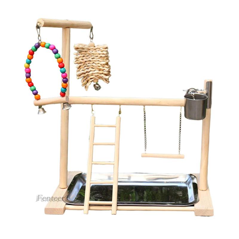 (Fenteer1) Đồ Chơi GặM BằNg Gỗ Cho Chim / VẹT