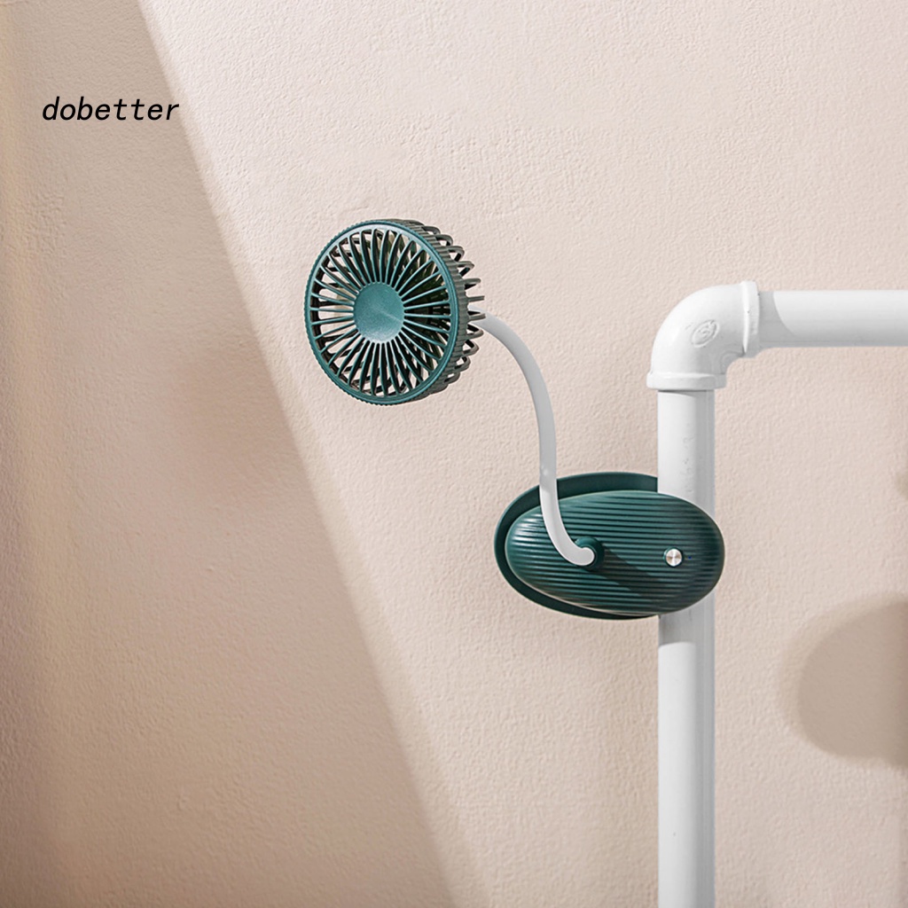 &lt; Dobetter &gt; Quạt Làm Mát Dạng Kẹp 3 Bánh Răng Điều Chỉnh Được Gió Yên Tĩnh Gấp Lại Đ