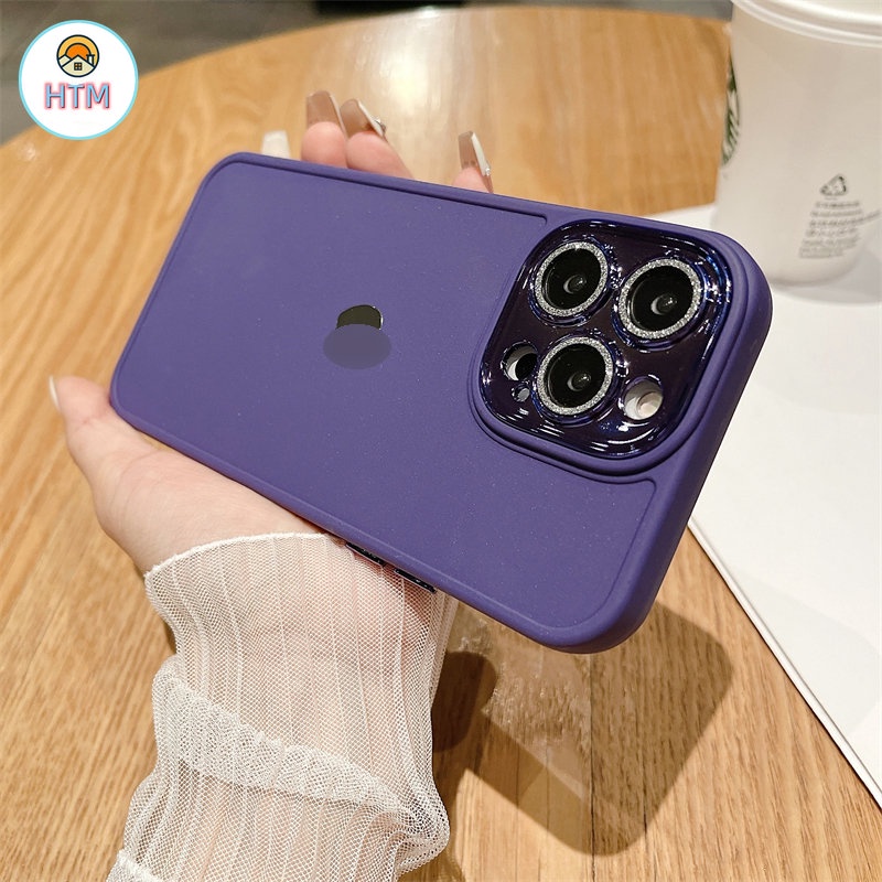 Ốp Điện Thoại Silicon Mềm Mạ Điện Cao Cấp Bảo Vệ Camera In Logo Sang Trọng Cho IPhone 14 Pro Max 13 11 12 Pro Max