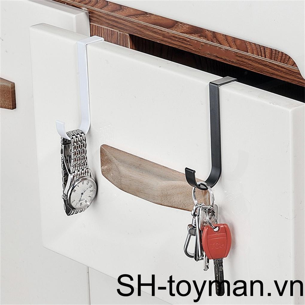 Móc Treo Đồ Bằng Thép Không Gỉ Gắn Cửa Sau Lưng Phòng Khách / Tắm / Bếp