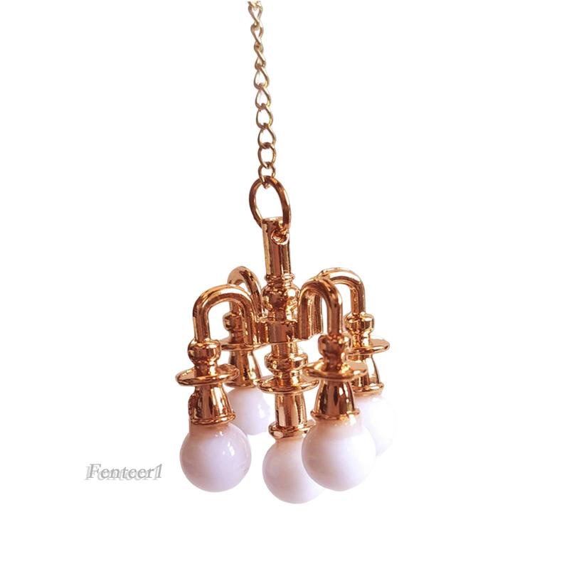 Mô Hình Đèn Trần Mini Tỉ Lệ 1: 6 1: 12 Trang Trí Nhà Búp Bê