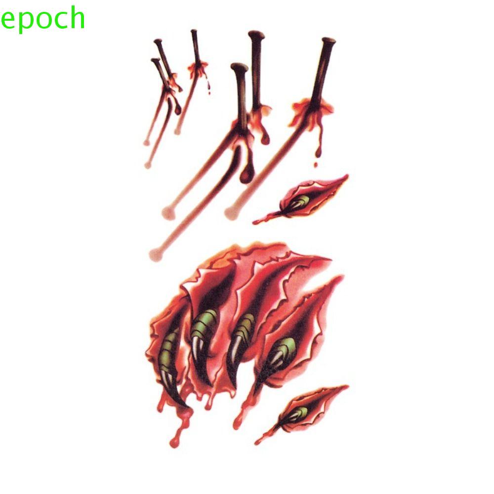 Epoch Hình Xăm Dán Trang Trí Nghệ Thuật Cơ Thể Chống Nước DIY Chủ Đề Halloween