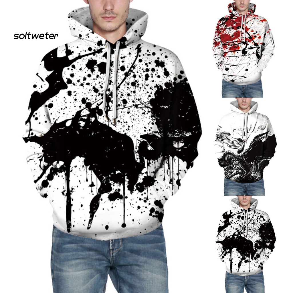 Áo Hoodie Có Túi In Hình 3D Nghệ Thuật Phong Cách Halloween