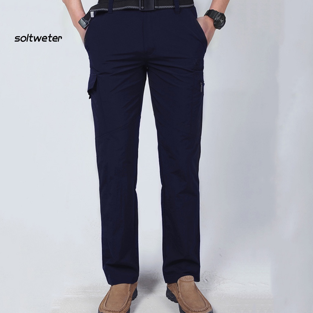 Quần Dài Lưng Thun Nhiều Túi Màu Sắc Thời Trang Mùa Hè Cho Nam