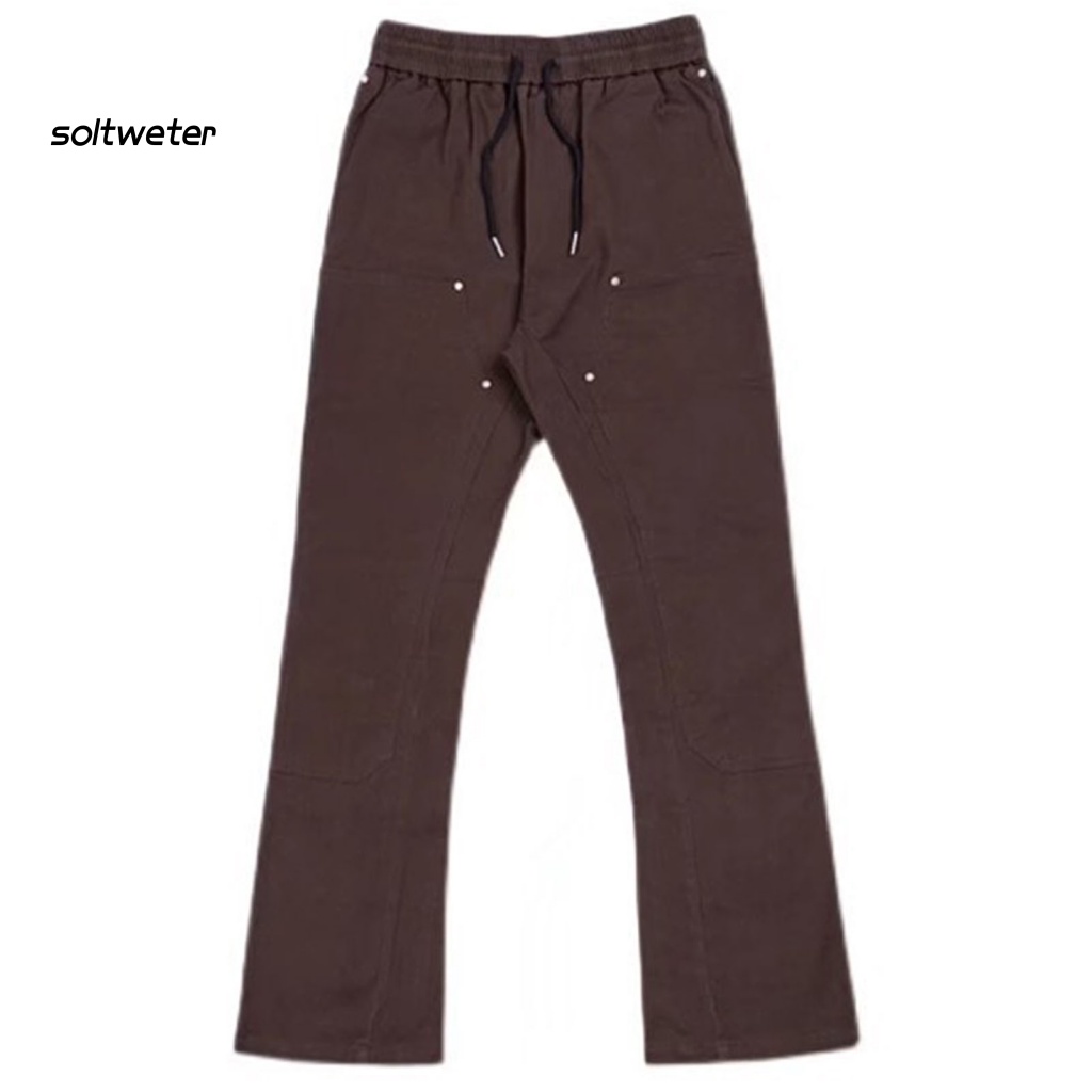 Quần Dài Ống Đứng Trọng Lượng Nhẹ Plus Size Cho Nam Mặc Hàng Ngày