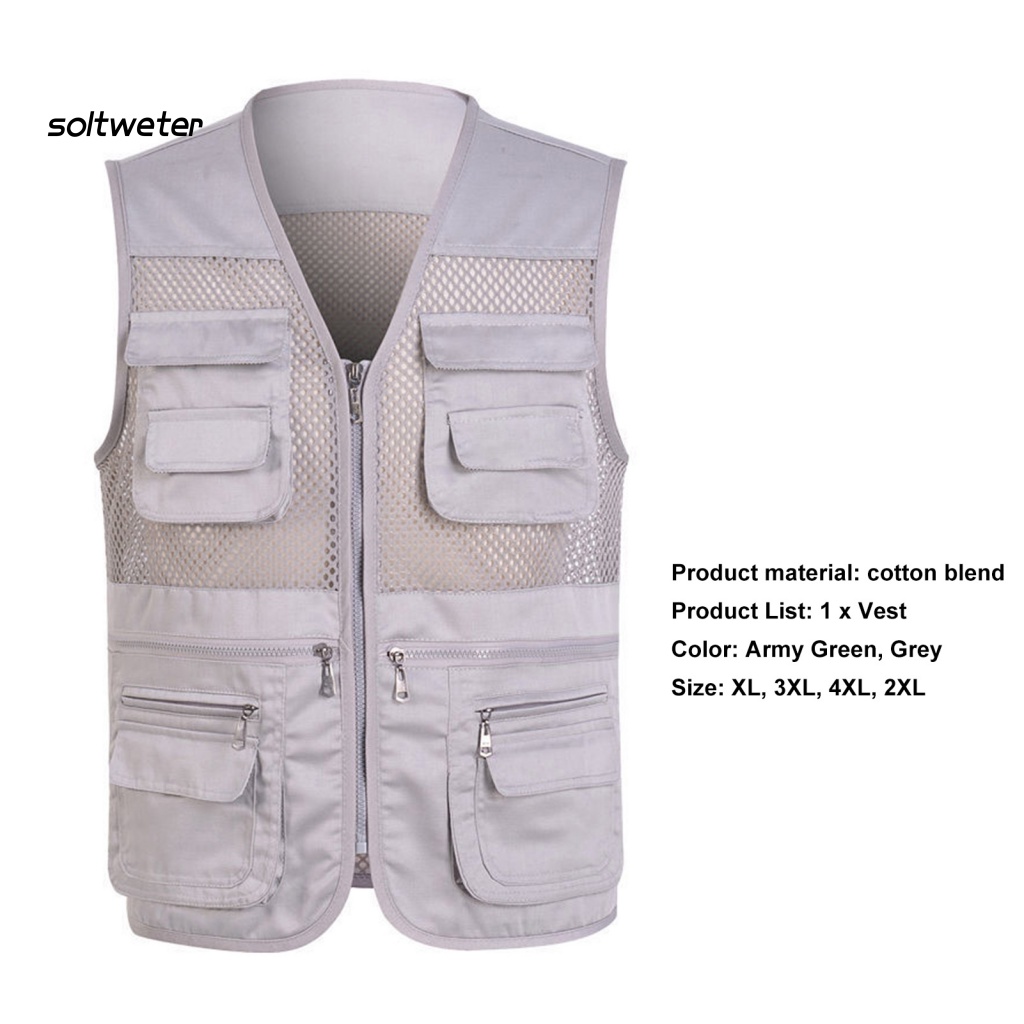 Áo Khoác Câu Cá Sát Nách Dáng Rộng Màu Trơn Phối Lưới Cỡ Lớn Thời Trang Cho Nữ