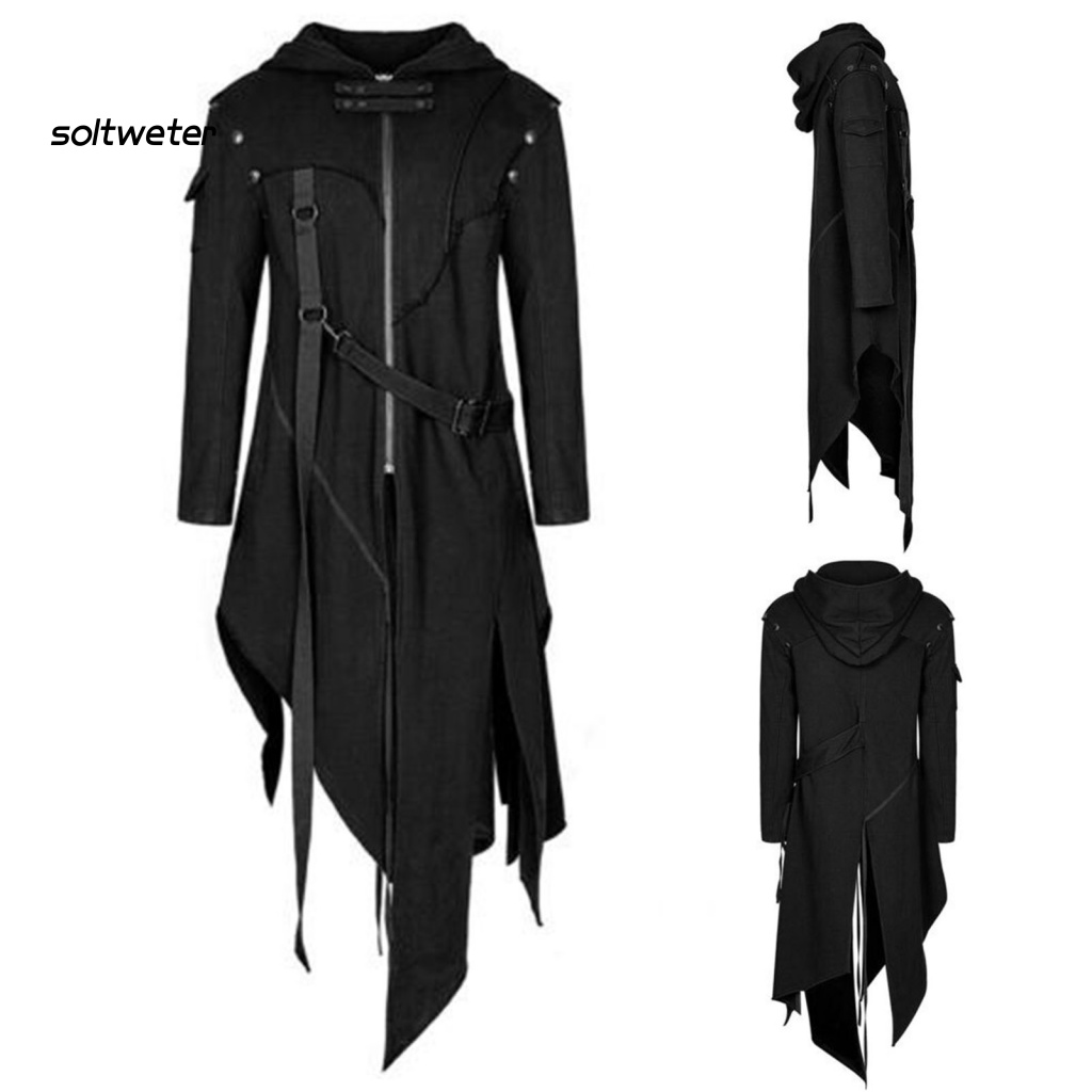 Áo Khoác Nam Dài Tay Có Nón Trùm Đầu Màu Sắc Thời Trang Thu Đông