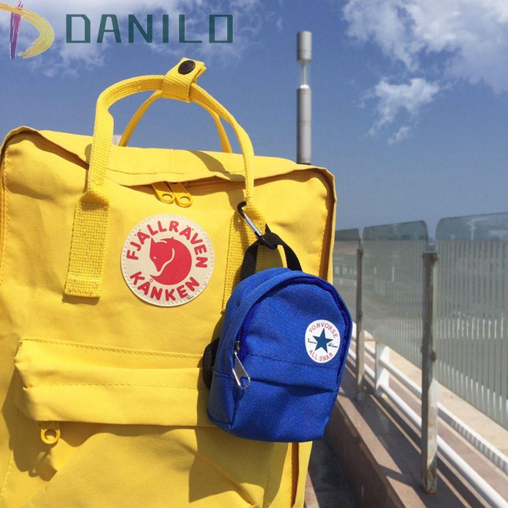 Danilo Ví Vải Canvas Nhỏ Xinh Đựng Tiền Xu Chìa Khóa Tiện Dụng