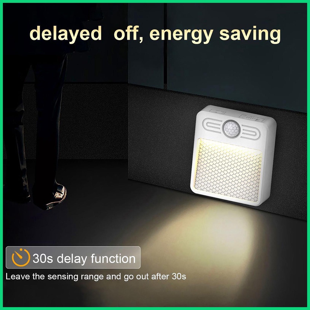 Đèn Ngủ Cảm Biến Tiết Kiệm Năng Lượng Có Thể Sạc Lại Tiện Dụng