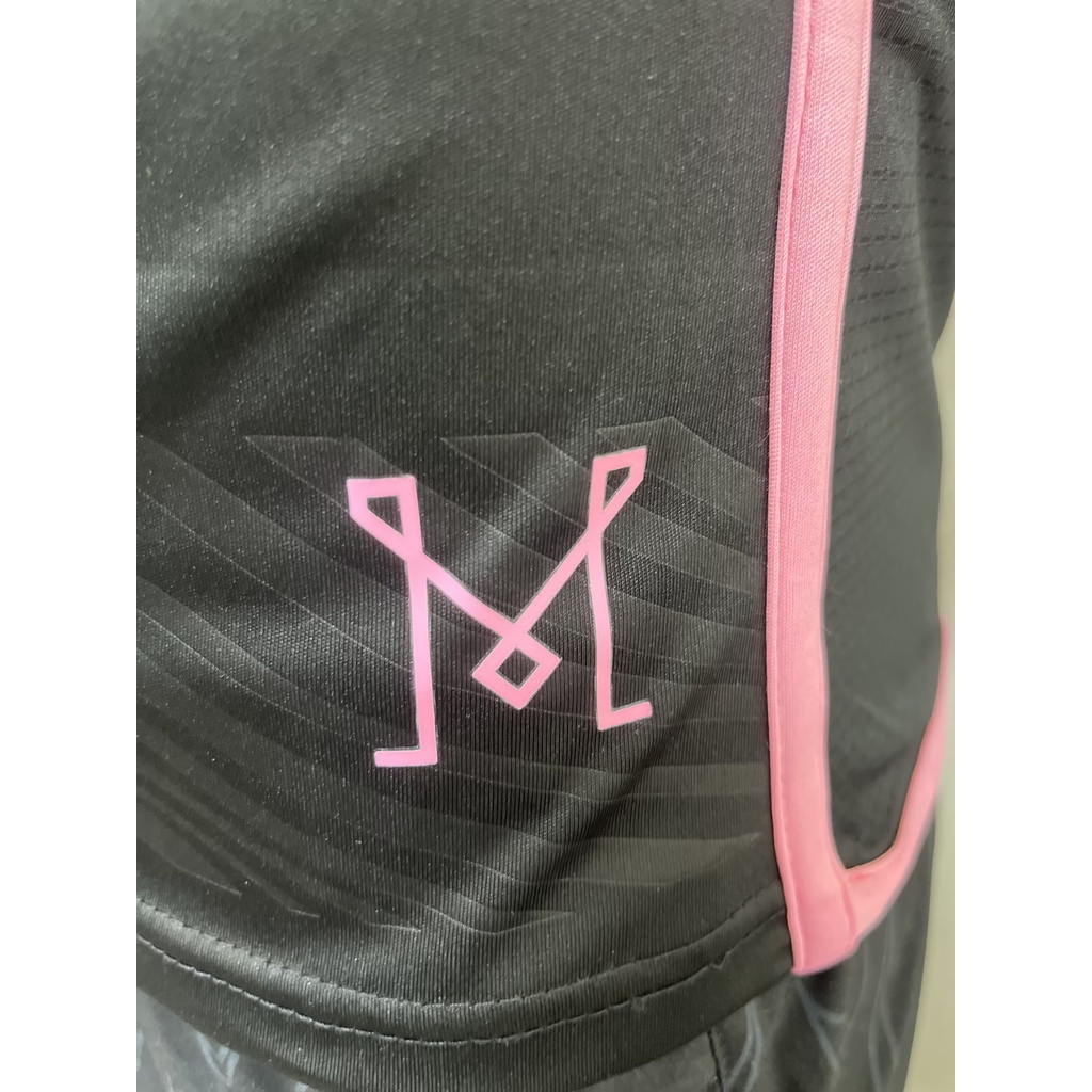 Áo Thun Bóng Đá Tay Ngắn Màu Đen Số 10 Messi 23 Beckham 2324 Miami away