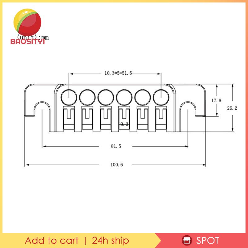 Ngựa Đàn Bằng Kim Loại Dành Cho Ukulele Guitar Điện Baosity1