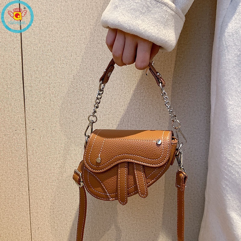 IQ Angel  Mini Túi Đeo Chéo Vai Nhỏ Phụ Kiện Kiểu Pháp niche Cho Bé Gái