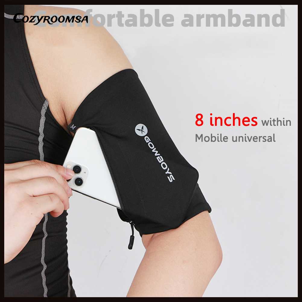 Túi Đựng Điện Thoại Đeo Cánh Tay Co Giãn Chống Trộm Có Thể Điều Chỉnh Dùng Khi Chơi Thể Thao