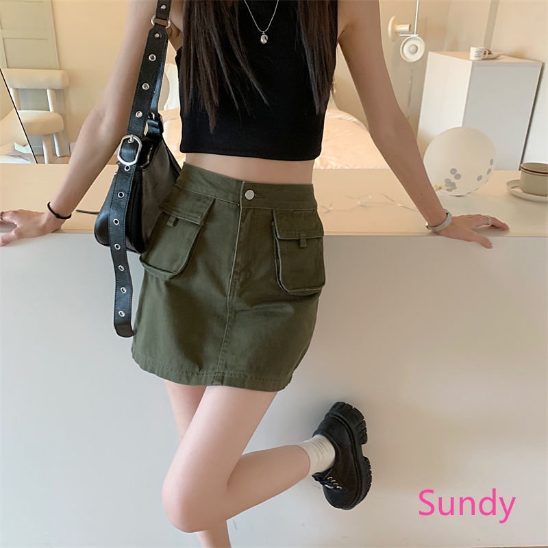 Chân Váy Jean Chữ A Thời Trang Dành Cho Nữ