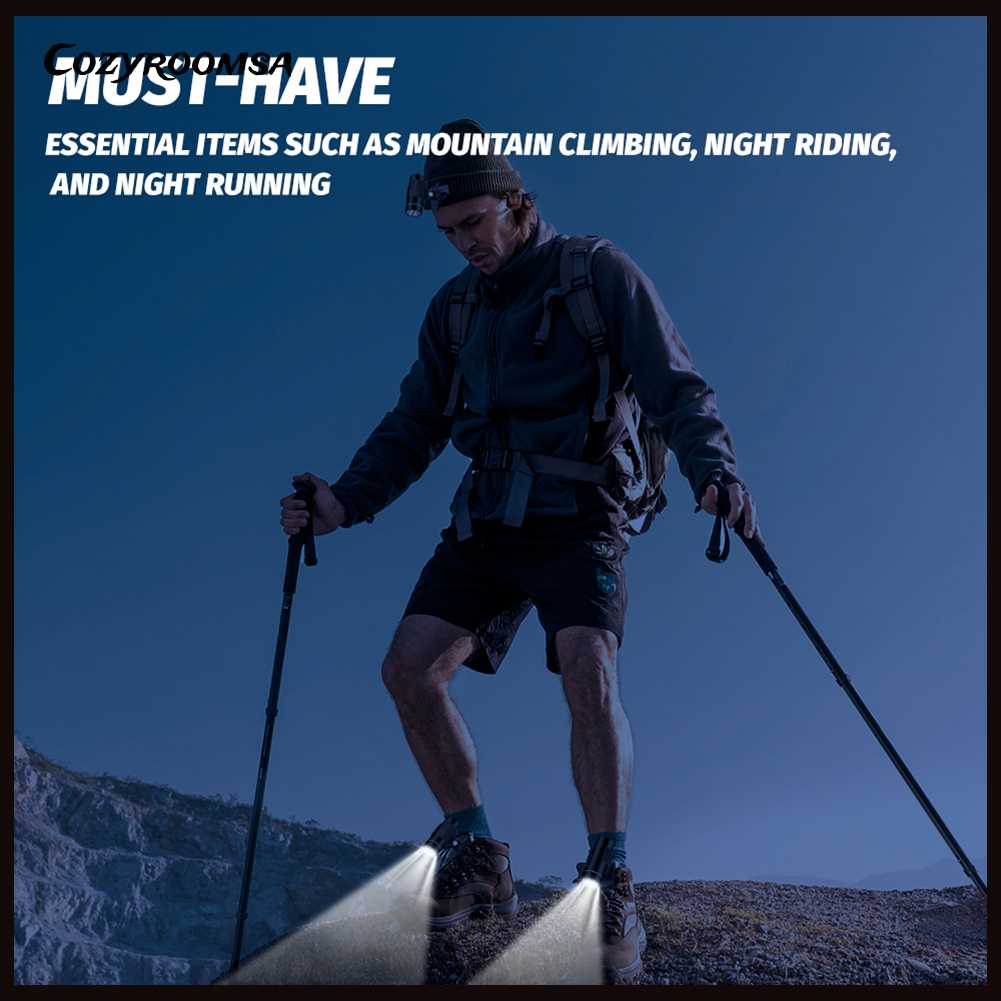 Set 2 Đèn Pin 200LM LED 230mAh Cổng Sạc USB Loại C